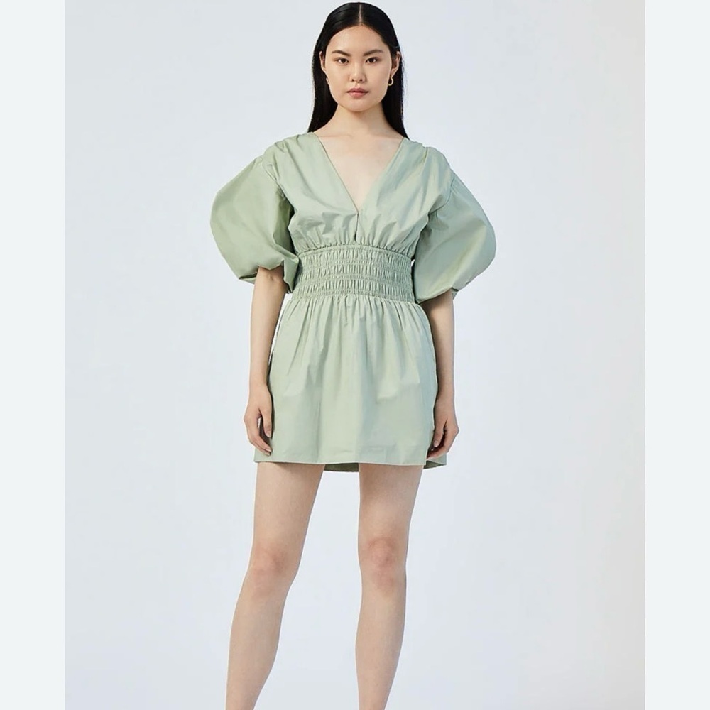 SUBOO Shia Sheered Waist Mini Dress Size X-Large